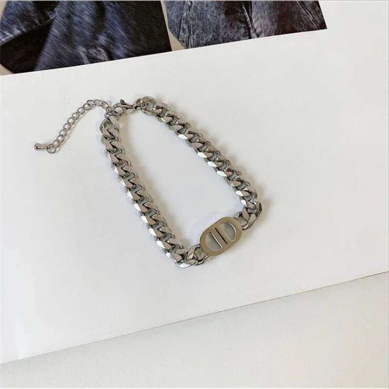 Luokey 316L Stainless Steel Necklace Thick Cuban Punk Chunky Chain Choker Necklace For Women Men Steel Color Hip hop Jewelry New 
Luokey 316L Stainless Steel Necklace Thick Cuban Punk Chunky Chain Choker Necklace For Women Men Steel Color Hip hop Jewelry New