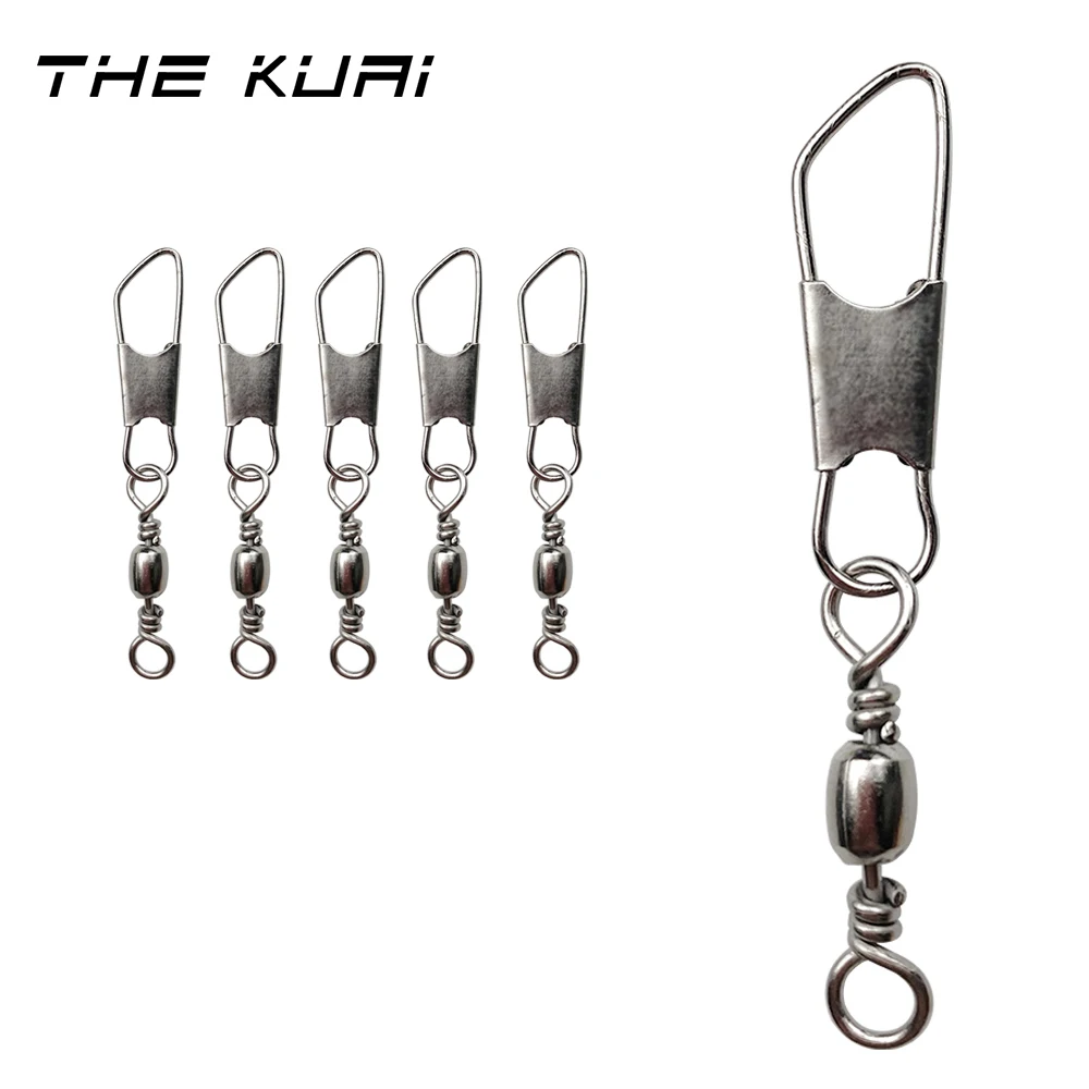 Fishing swivel hook Stainless steel 20pcs 1-14# Winter fishing Connector Pin Bearing Rolling Swivel Stainless Steel Snap Thekuai
Fishing swivel hook Stainless steel 20pcs 1-14# Winter fishing Connector Pin Bearing Rolling Swivel Stainless Steel Snap Thekuai