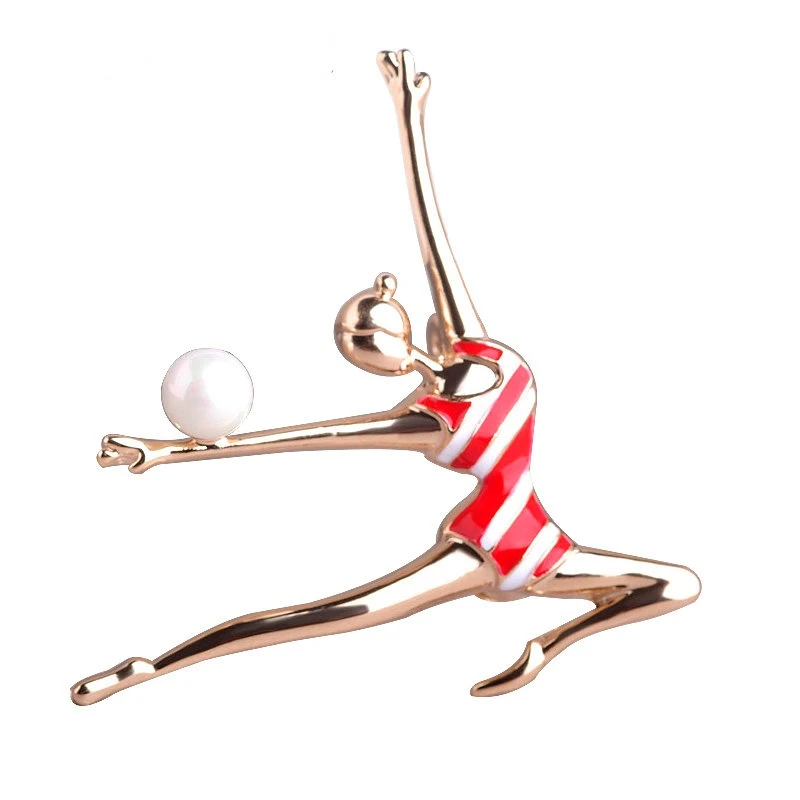 Blucome Red Enamel Figure Brooch Stripe Clothes Girl Sport Bag Dress Collar Accessories Simulated Pearl Brooches Hijab Pins Up
Blucome Red Enamel Figure Brooch Stripe Clothes Girl Sport Bag Dress Collar Accessories Simulated Pearl Brooches Hijab Pins Up