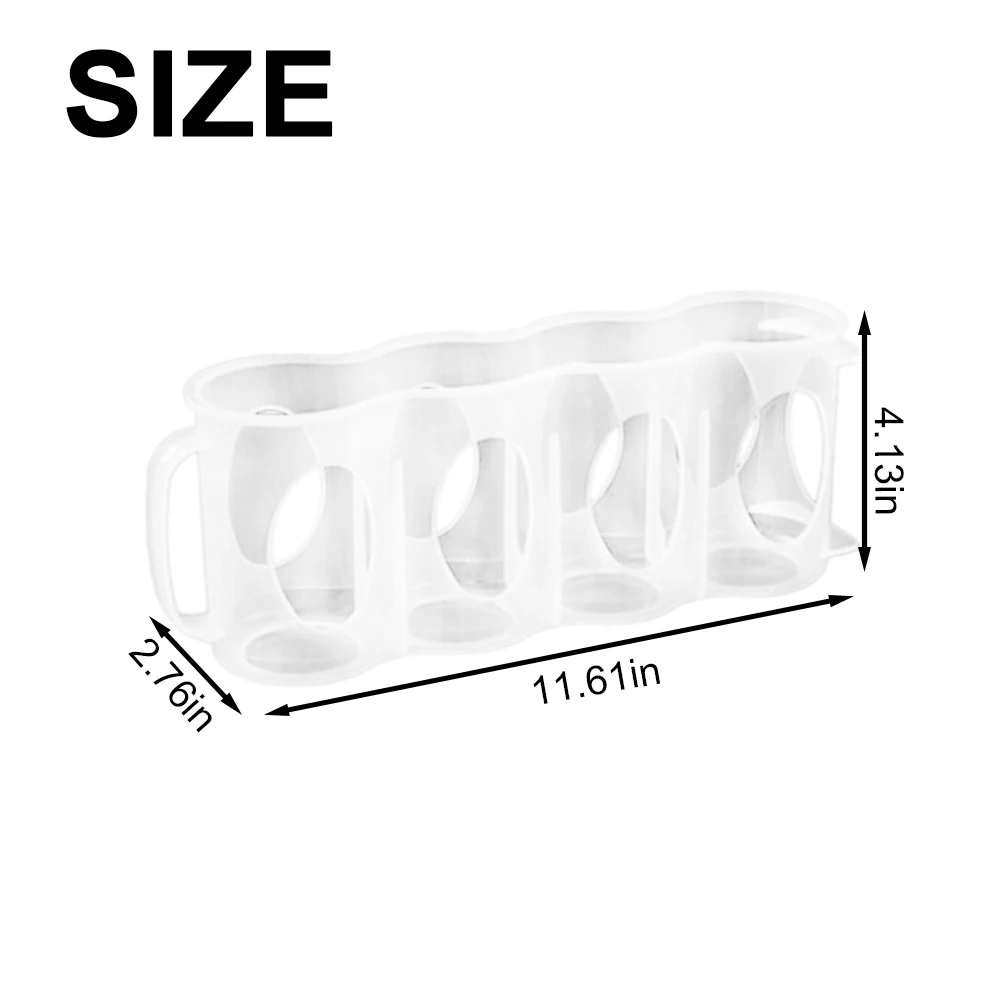 TTLIFE 4 Holes Beer Soda Drink Can Fridge Drink Bottle Holder Refrigeration Kitchen Storage Box Organizer 29.5cm X 7cm X 10.5cm
TTLIFE 4 Holes Beer Soda Drink Can Fridge Drink Bottle Holder Refrigeration Kitchen Storage Box Organizer 29.5cm X 7cm X 10.5cm
