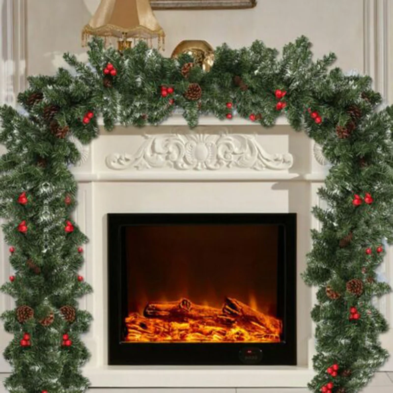 Newly 9ft Christmas Garland Xmas Imperial Pine Fireplace Wreath Ornaments With/Without LED Lights FIF66
Newly 9ft Christmas Garland Xmas Imperial Pine Fireplace Wreath Ornaments With/Without LED Lights FIF66