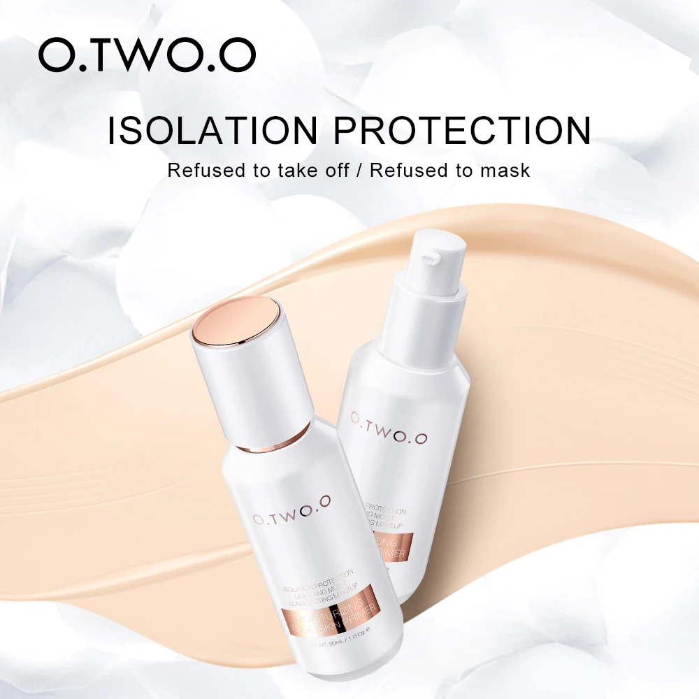 

O.TWO.O Makeup Primer Face Base Liquid Matte Foundation Primer Invisible Pore Primer Non-greasy Not Cakey Protective Cosmetics