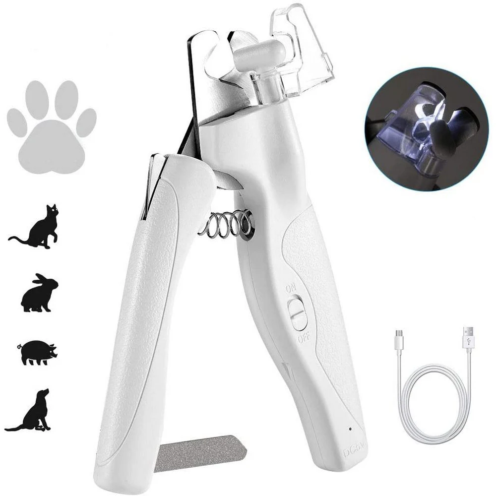 Professional Pet Nail Clippers Pet Scissors Dog Cat Toe Nail Claw Scissors and Clippers with LED Light Animal Nail Trimmer
Professional Pet Nail Clippers Pet Scissors Dog Cat Toe Nail Claw Scissors and Clippers with LED Light Animal Nail Trimmer