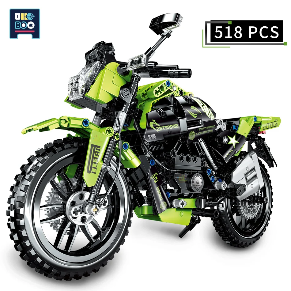 518pcs High-tech Speed Champions Motorcycle DIY Model Building Blocks City Car Racing Motorbike Bricks Toys For Children Boys
518pcs High-tech Speed Champions Motorcycle DIY Model Building Blocks City Car Racing Motorbike Bricks Toys For Children Boys