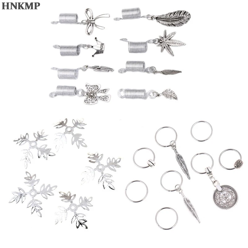 5PCS DIY Retro Silver Hair Rings Braid Dreadlocks Beads Leaves Star Accessories Plating Ancient Silver Alloy For Hair Extension
5PCS DIY Retro Silver Hair Rings Braid Dreadlocks Beads Leaves Star Accessories Plating Ancient Silver Alloy For Hair Extension