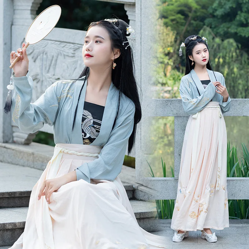 Вышитый костюм Hanfu для классических танцев, праздничный наряд, женское традиционное сказочное платье, одежда для выступлений певицы DF1430
Вышитый костюм Hanfu для классических танцев, праздничный наряд, женское традиционное сказочное платье, одежда для выступлений певицы DF1430