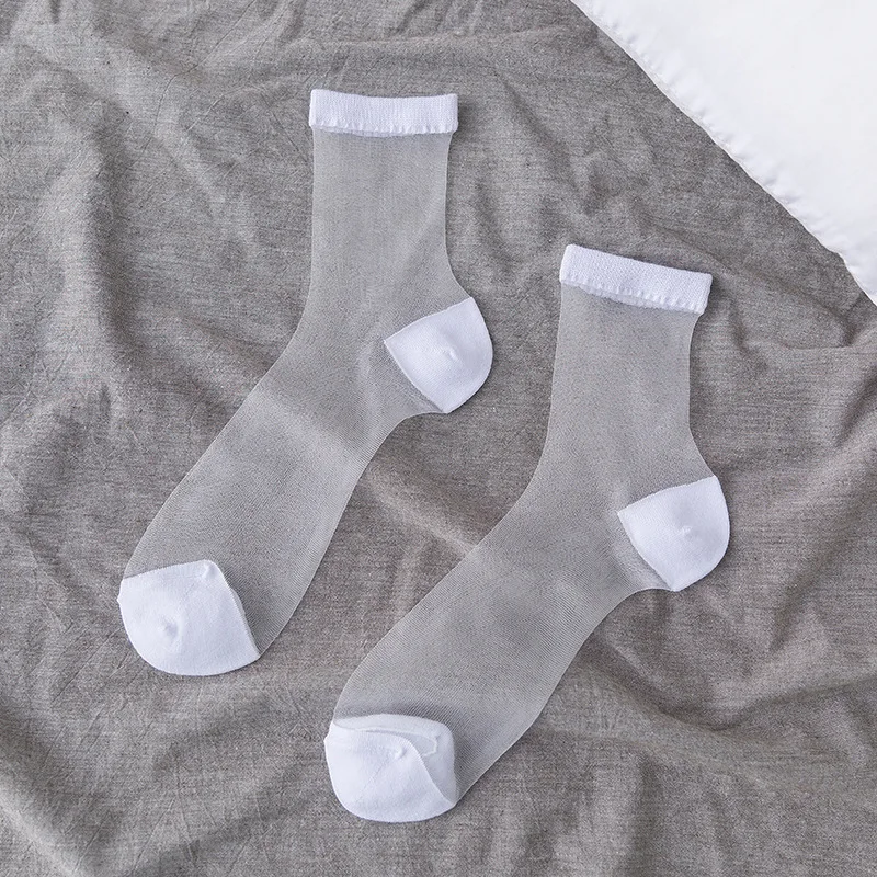 4pairs Lace Women Socks Sexy Lace Mesh Fishnet Girls Cotton Socks Transparent Stretch Elasticity Net Yarn Thin Ladies Cool Sock
4pairs Lace Women Socks Sexy Lace Mesh Fishnet Girls Cotton Socks Transparent Stretch Elasticity Net Yarn Thin Ladies Cool Sock
