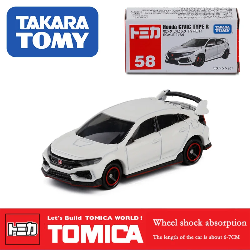 Фото Модель автомобиля Tomy Tomica 1/64 модель № 58 Honda Civic из сплава Литые металлические