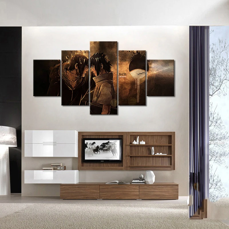 5Pcs Fire Shadow Sasuke and Itachi Anime Cuadros Posters Canvas Wall Art Pictures Accessories Home Decor Living Room Paintings
5Pcs Fire Shadow Sasuke and Itachi Anime Cuadros Posters Canvas Wall Art Pictures Accessories Home Decor Living Room Paintings