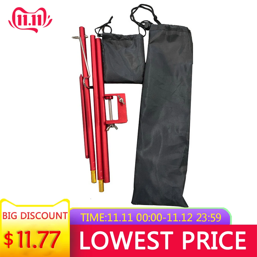 Outdoor Camping Hunting Hiking Folding Lamp Post Pole Kit Aluminum Alloy Portable Fishing Hanging Light Survival Fixing Stand 
Outdoor Camping Hunting Hiking Folding Lamp Post Pole Kit Aluminum Alloy Portable Fishing Hanging Light Survival Fixing Stand