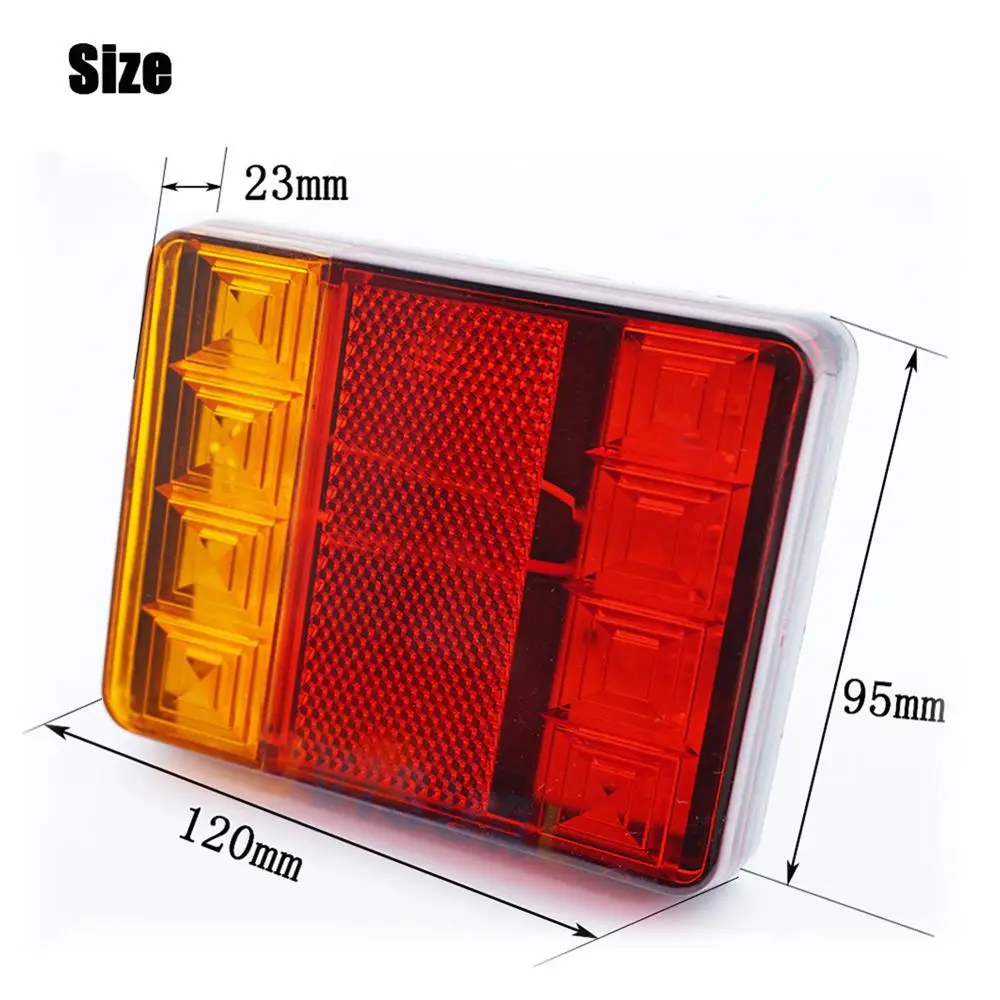12V Trailer Truck Caravan LED Taillight Tail Light Turn Signal Indicator Brake Stop Lamp Number Plate Light Rear Reverse
12V Trailer Truck Caravan LED Taillight Tail Light Turn Signal Indicator Brake Stop Lamp Number Plate Light Rear Reverse