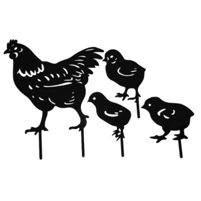 Chicken Yard Art Garden Statues Backyard Lawn Stakes Acrylic Hen Yard Decor Gift Inserts Statues Garden Decoration Ornament
Chicken Yard Art Garden Statues Backyard Lawn Stakes Acrylic Hen Yard Decor Gift Inserts Statues Garden Decoration Ornament