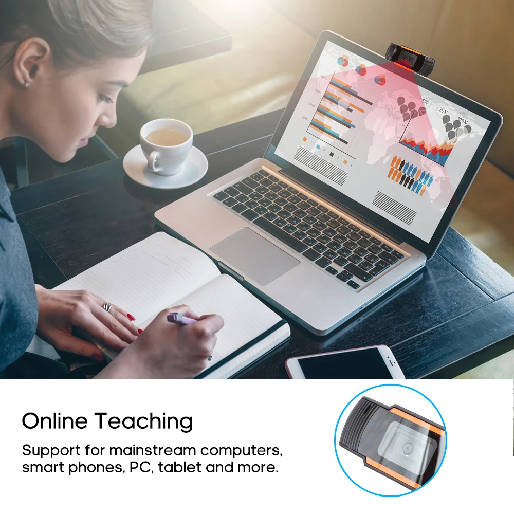Webcam 720P HD USB Web Cam Computer Camera Video with Microphone for computer PC Laptop Online Studying Meeting Calling
Webcam 720P HD USB Web Cam Computer Camera Video with Microphone for computer PC Laptop Online Studying Meeting Calling