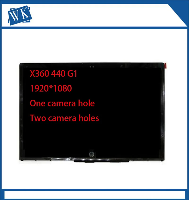 

14.0 "dizüstü bilgisayar meclisi for HP ProBook x360 440 G1 LCD dokunmatik ekran digitizer + LCD ekran Panel