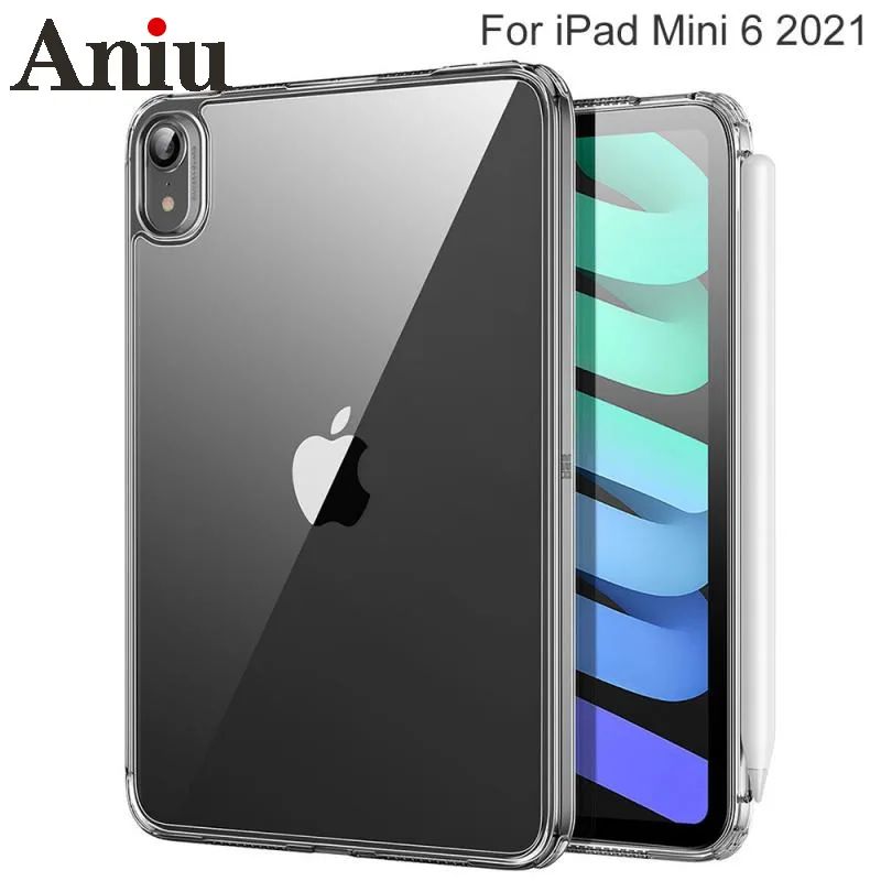 Clear for iPad mini 6 Case 2021 TPU Hard Back Cover for iPad mini6 iPad Mini 6th Generation Shockproof Protective Case
Clear for iPad mini 6 Case 2021 TPU Hard Back Cover for iPad mini6 iPad Mini 6th Generation Shockproof Protective Case