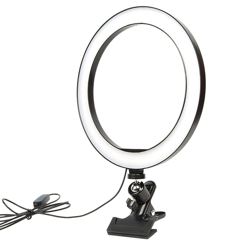 20CM Selfie Ring Light With Rotary Clip For Makeup Live Stream, LED Camera Ring Light
20CM Selfie Ring Light With Rotary Clip For Makeup Live Stream, LED Camera Ring Light