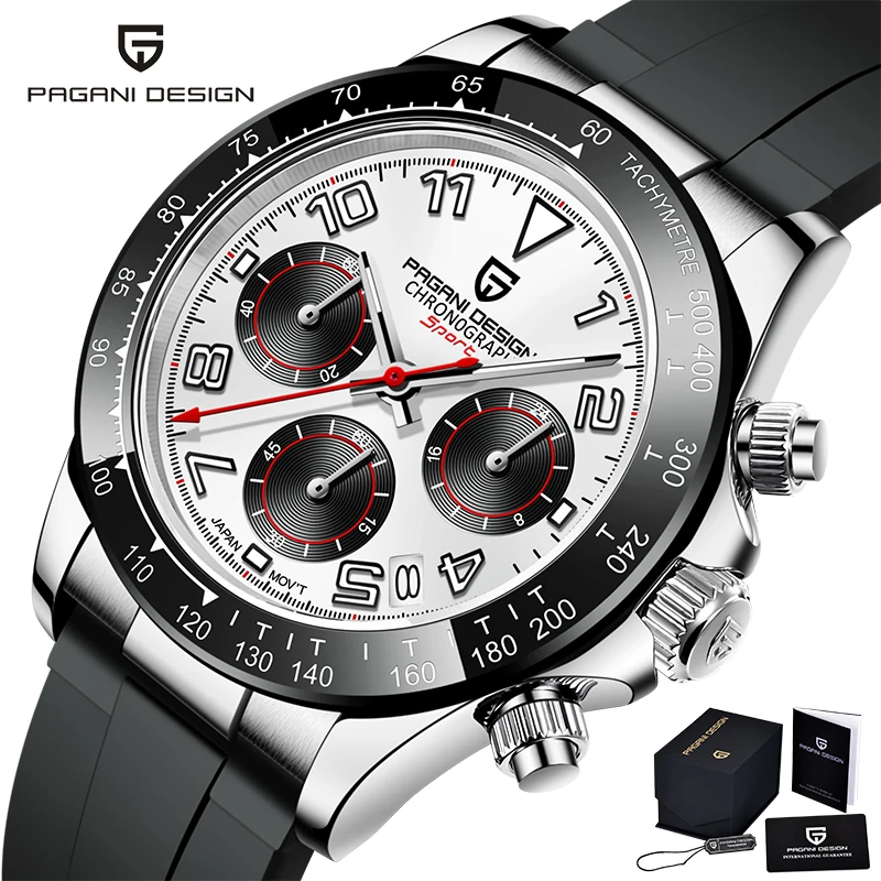 Men's Mechanical Watch PAGANI DESIGN Fashion Sport Automatic Watches Chronograph Waterproof Specialty 40mm Hand Wind Timepieces
Men's Mechanical Watch PAGANI DESIGN Fashion Sport Automatic Watches Chronograph Waterproof Specialty 40mm Hand Wind Timepieces