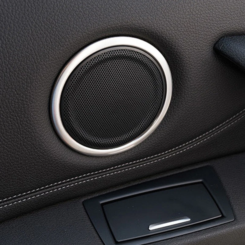4pcs/set Car Stainless Front & Rear Door Speaker Cover Ring Trim Interior Accessories For BMW X1 F48 16-18
4pcs/set Car Stainless Front & Rear Door Speaker Cover Ring Trim Interior Accessories For BMW X1 F48 16-18