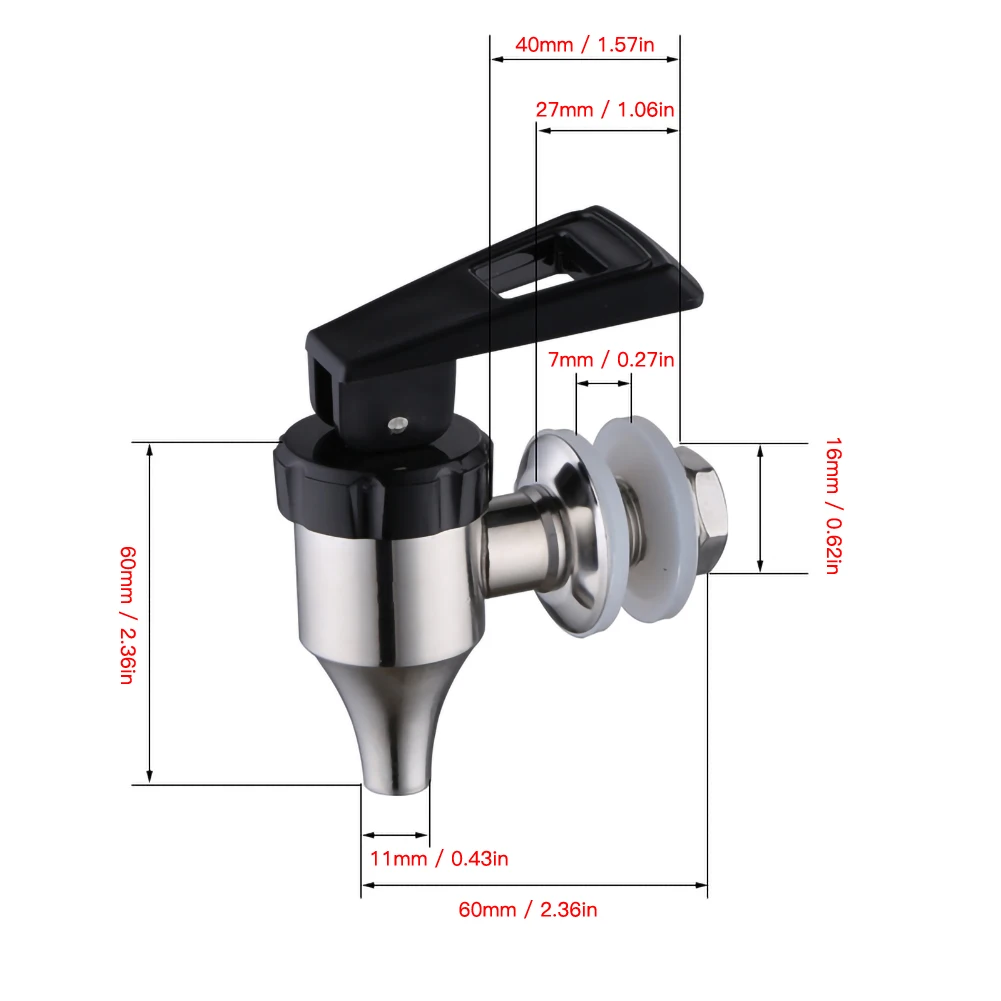 1pc 304 Drink Dispenser Beverage Stainless Steel Wine Barrel Spigot Water Faucet Tap For Wine Bottles Juice Machines Tap
1pc 304 Drink Dispenser Beverage Stainless Steel Wine Barrel Spigot Water Faucet Tap For Wine Bottles Juice Machines Tap