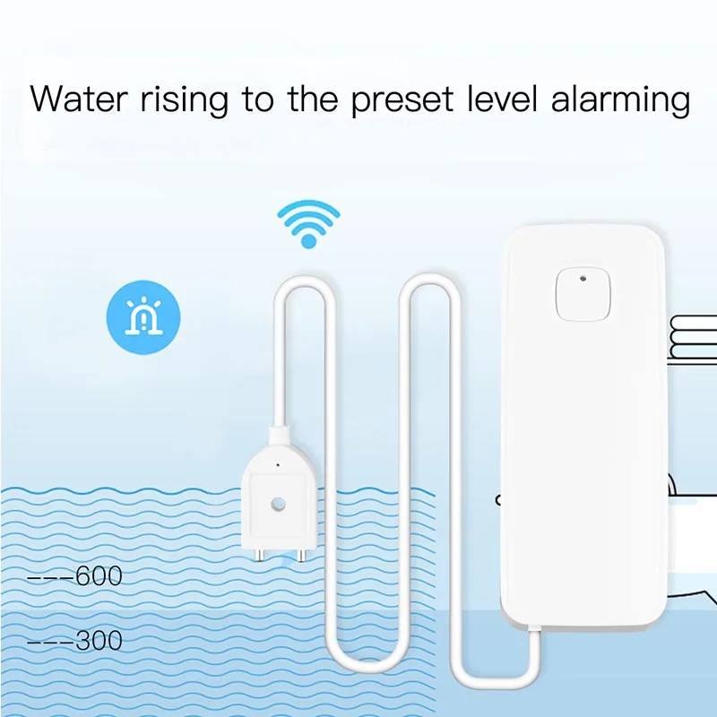 WiFi Tuya Smart Flood Sensor, Water Leakage Detector Flood Overflow Alert Security Alarm System Smart Life App Remote Control
WiFi Tuya Smart Flood Sensor, Water Leakage Detector Flood Overflow Alert Security Alarm System Smart Life App Remote Control