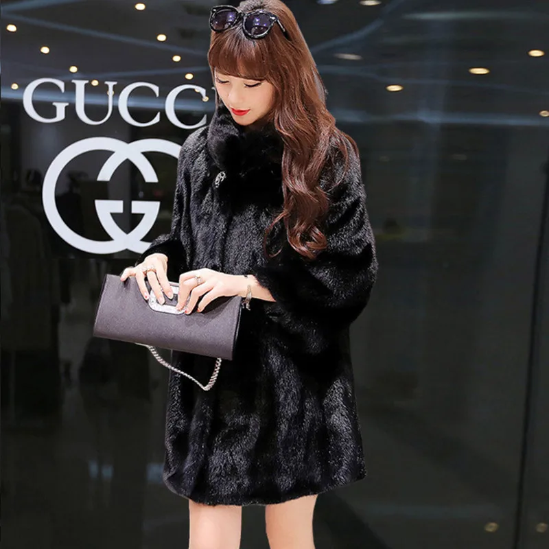 Women Winter New Solid Color Loose Large Fur Collar Warm Fur Leather Female High Street Elegant Brand Parkas Ladies Coats ML756
Women Winter New Solid Color Loose Large Fur Collar Warm Fur Leather Female High Street Elegant Brand Parkas Ladies Coats ML756
