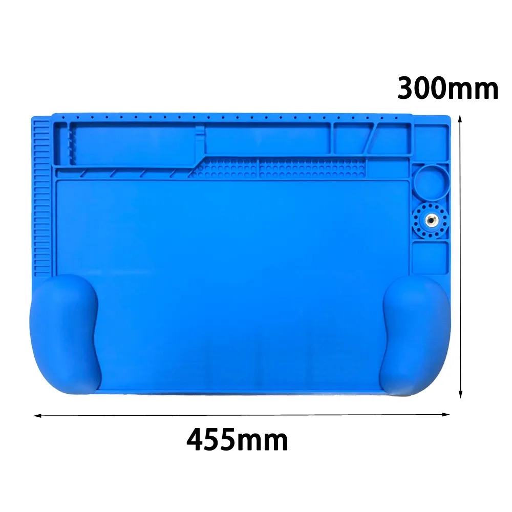 3D Wristband Proctection Silicon Insulation Work Pad Repaid Mat Soldering Station Desk Platform Magnetic Heat-Resistant Tools
3D Wristband Proctection Silicon Insulation Work Pad Repaid Mat Soldering Station Desk Platform Magnetic Heat-Resistant Tools