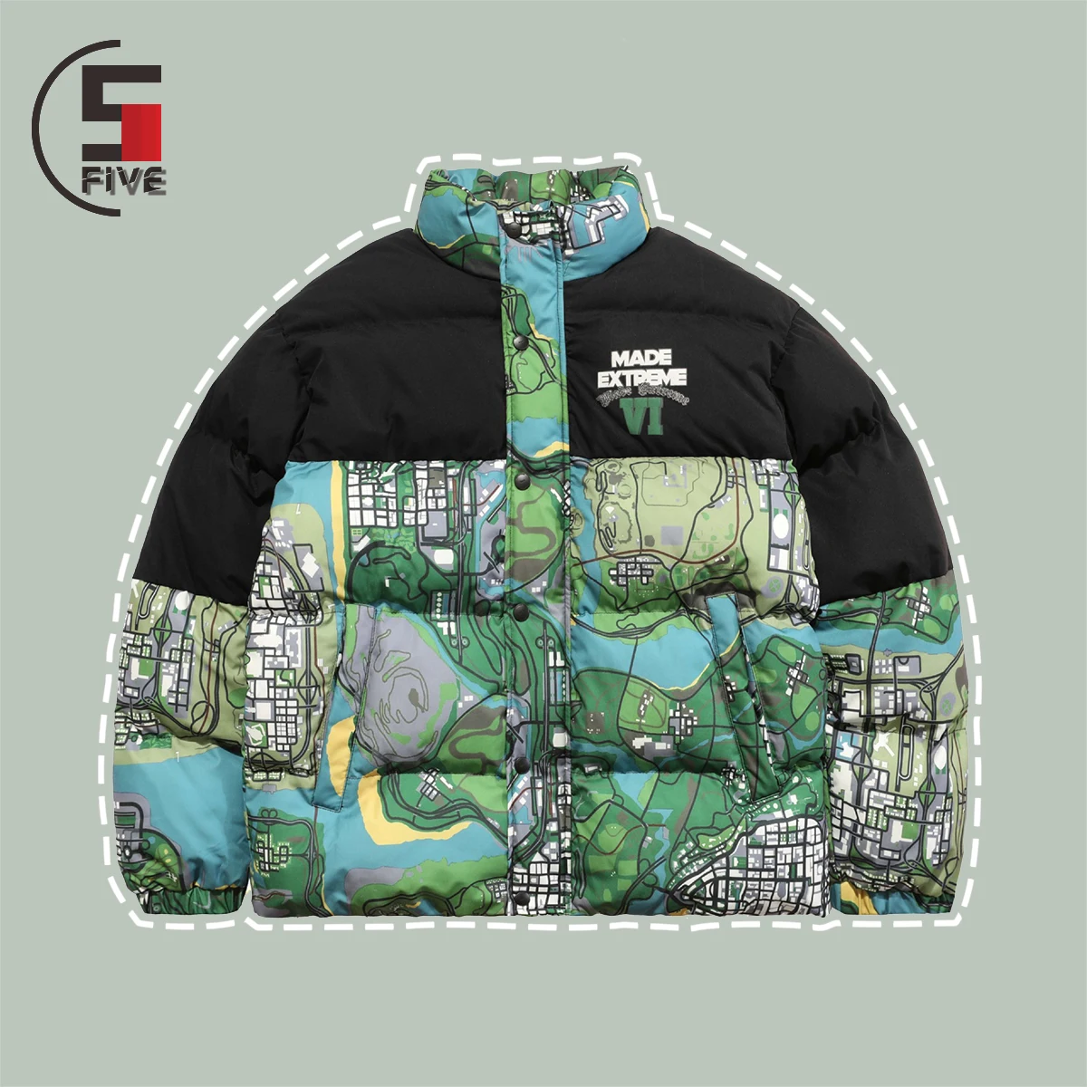 Map Print Down Jacket Men Woemn Hip Hop Patchwork Streetwear Oversized Street Parka Coat Winter Varsity Bomber College Outerwear
Map Print Down Jacket Men Woemn Hip Hop Patchwork Streetwear Oversized Street Parka Coat Winter Varsity Bomber College Outerwear