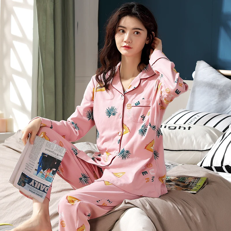 Autumn winter cotton maternity women's pajamas breast feeding open-minded Korean fashion open-minded comfortable home wear
Autumn winter cotton maternity women's pajamas breast feeding open-minded Korean fashion open-minded comfortable home wear