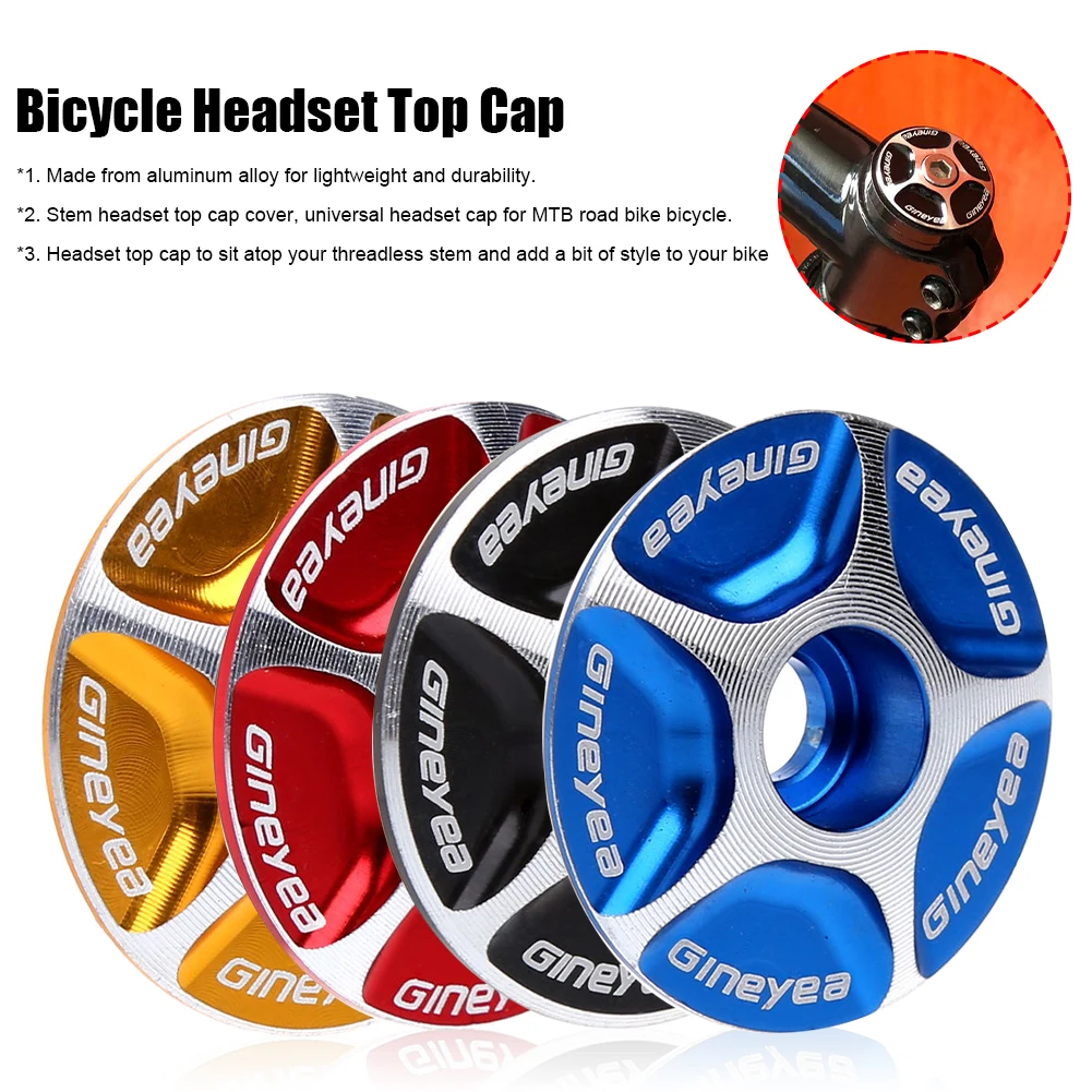 Universal Bicycle Headset Top Cap Threadless Stem Cover Aluminum Alloy MTB Road Bike Stem Fork Top Cover Bicycle Accessories
Universal Bicycle Headset Top Cap Threadless Stem Cover Aluminum Alloy MTB Road Bike Stem Fork Top Cover Bicycle Accessories