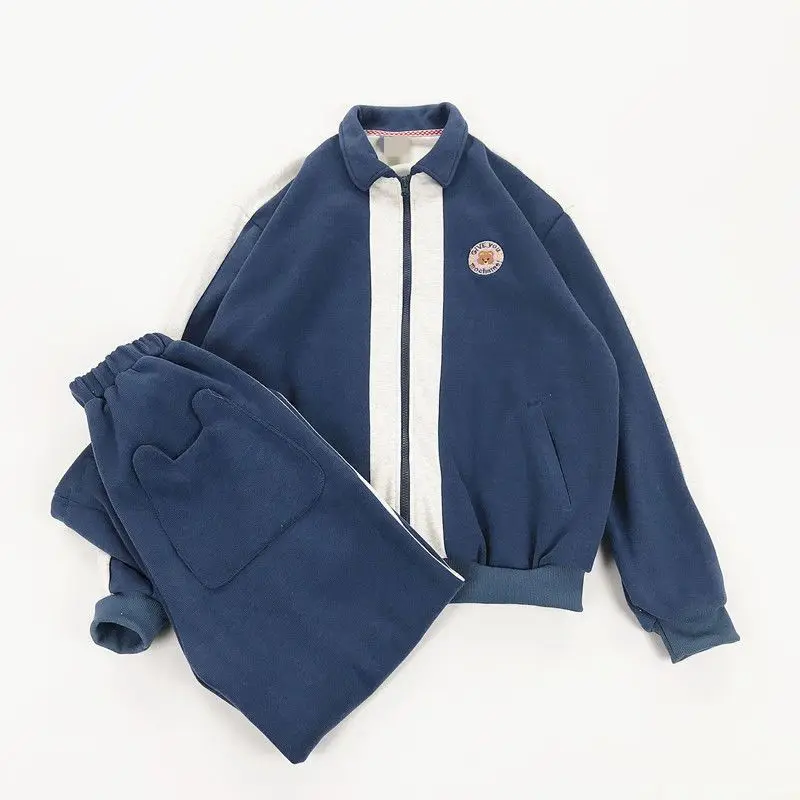 Casual Sports Suits Women Spring Autumn Color Matching Jacket And Pants Loose Wild Two-piece Sets Footwear Trousers Cardigan Set
Casual Sports Suits Women Spring Autumn Color Matching Jacket And Pants Loose Wild Two-piece Sets Footwear Trousers Cardigan Set