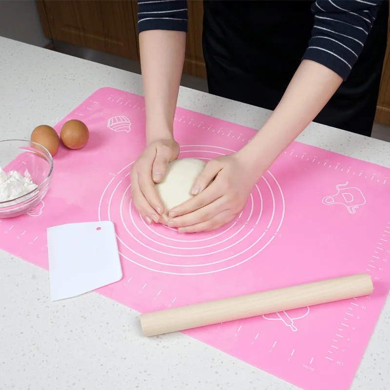 Migecon Creative Silica Gel Pad Kneading Mat Anti-slip Non-stick Baking Pad Dough Rolling Pad Mat Baking Mat Mat Non-stick Chopp
Migecon Creative Silica Gel Pad Kneading Mat Anti-slip Non-stick Baking Pad Dough Rolling Pad Mat Baking Mat Mat Non-stick Chopp