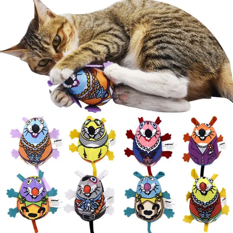 1Pcs New Pet Cat Toy Natural Catnip Pet Cat Matatabi Bell Sound Cat Toy Cat Supplies Vocal Cat Mint Colorful Rat Plush Mouse Toy
1Pcs New Pet Cat Toy Natural Catnip Pet Cat Matatabi Bell Sound Cat Toy Cat Supplies Vocal Cat Mint Colorful Rat Plush Mouse Toy