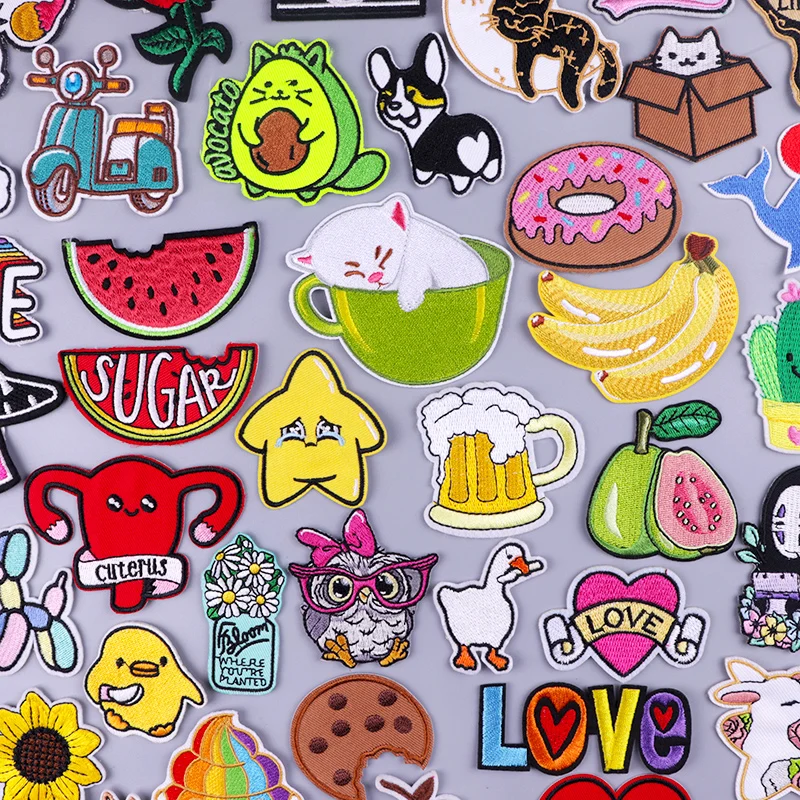 Patches On Kids Clothes Cute Cartoon Anime Patch Iron On Patches On Clothes Animal Embroidered Patches For Clothing Stickers DIY
Patches On Kids Clothes Cute Cartoon Anime Patch Iron On Patches On Clothes Animal Embroidered Patches For Clothing Stickers DIY