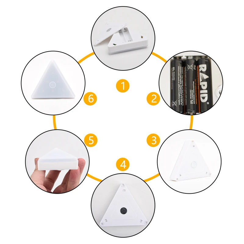 New Quantum Lamp Touch Sensor Night Lights LED Triangle Light Modular Touch Wall Lamp Creative Home Decor Color Home Accessories
New Quantum Lamp Touch Sensor Night Lights LED Triangle Light Modular Touch Wall Lamp Creative Home Decor Color Home Accessories