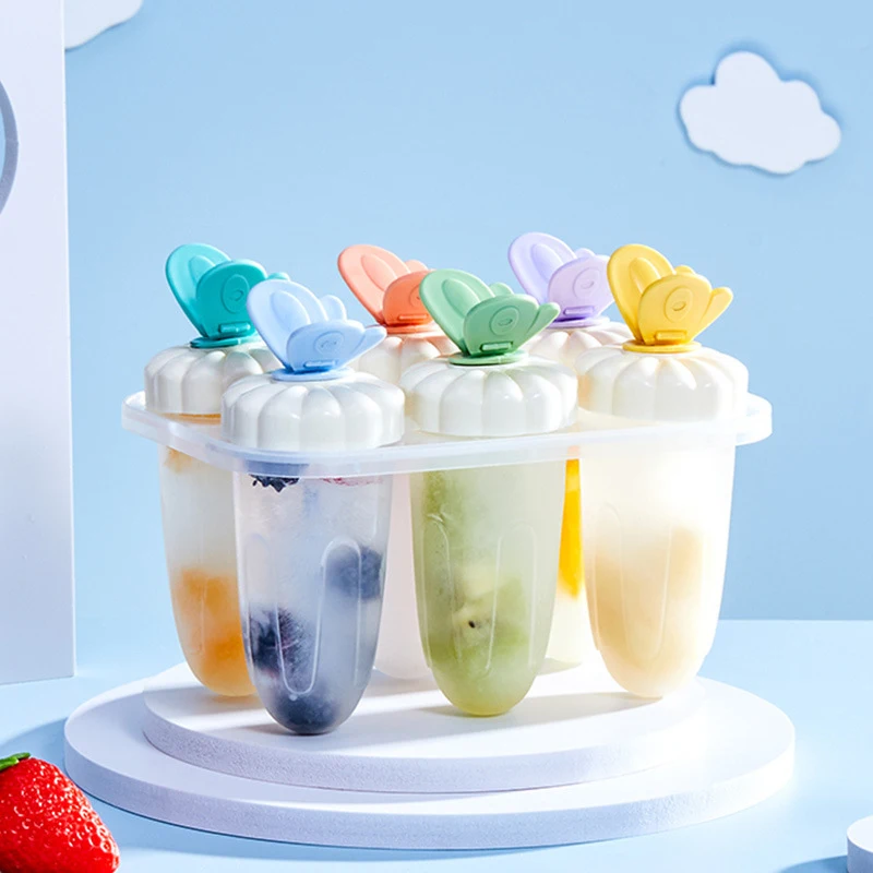 Household Creative Six-hole Heat Reduction Tool Summer DIY Popsicle Homemade Ice Cream Ice Mold Summer Kitchen Accessories
Household Creative Six-hole Heat Reduction Tool Summer DIY Popsicle Homemade Ice Cream Ice Mold Summer Kitchen Accessories
