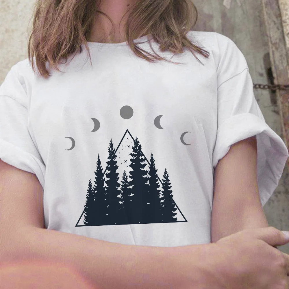 Harajuku New T shirt Dark forest Print letter universe faith T shirt Women Tshirt O neck Short Sleeve White Tops
Harajuku New T shirt Dark forest Print letter universe faith T shirt Women Tshirt O neck Short Sleeve White Tops