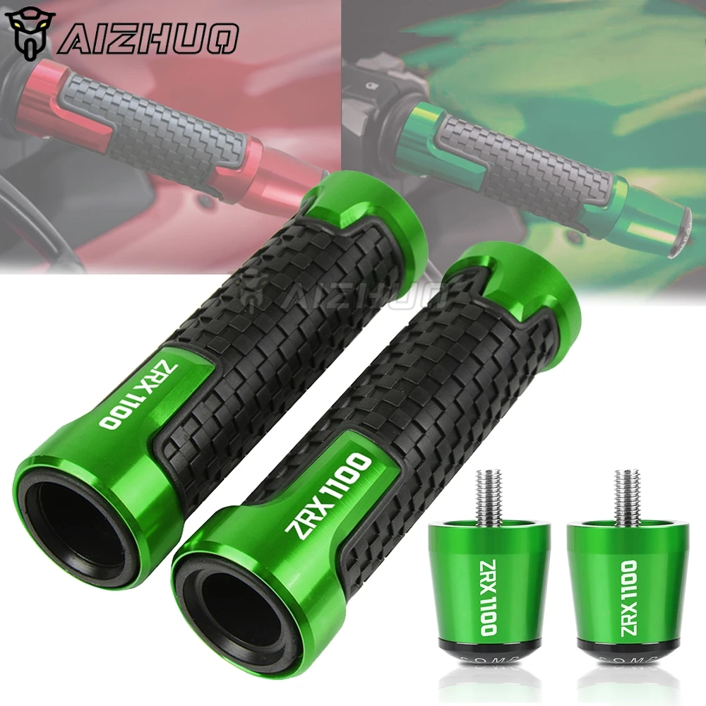 Motorcycle 7/8" 22MM Handlebar Hand Grips FOR KAWASAKI ZRX 1100 1200 ZRX1200 1999-2007 2006 Handle Bar End Cap Plug ZRX1100 Logo
Motorcycle 7/8" 22MM Handlebar Hand Grips FOR KAWASAKI ZRX 1100 1200 ZRX1200 1999-2007 2006 Handle Bar End Cap Plug ZRX1100 Logo