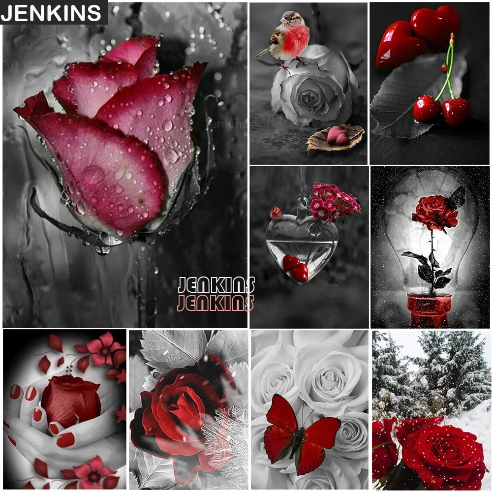 5D Diamond Painting Rose Flowers Picture Embroidery Cross Stitch Mosaic Full Drill Home Decoration Wall Stickers Handmade Gift J
5D Diamond Painting Rose Flowers Picture Embroidery Cross Stitch Mosaic Full Drill Home Decoration Wall Stickers Handmade Gift J