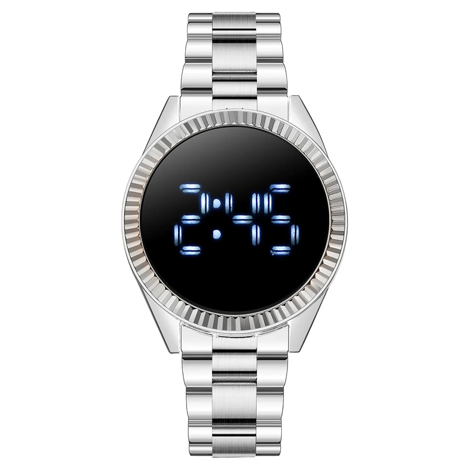 Silver relogios Fashion Ladies Digital Wristwatches Para Hombre European And American Exquisite Electronic Watches reloj mujer
Silver relogios Fashion Ladies Digital Wristwatches Para Hombre European And American Exquisite Electronic Watches reloj mujer