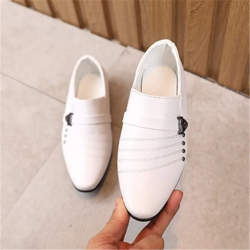 Black PU Boy Kids Shoes Leather Shoes Children Leisure Sneakers School Shoes 
Black PU Boy Kids Shoes Leather Shoes Children Leisure Sneakers School Shoes