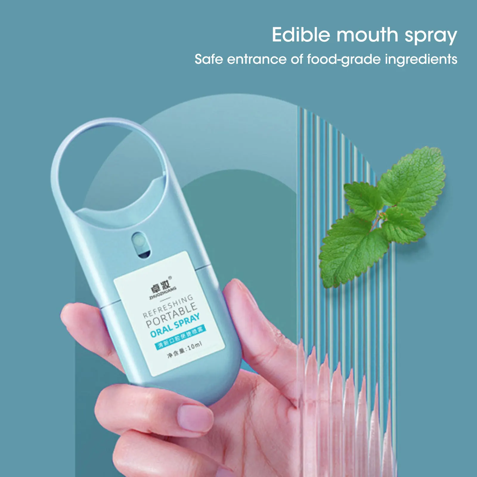 

10ml Breath Refreshing Spray Ice Mint Flavor Oral Odor Halitosis Treatment Liquid Mouth Freshener Care Natural herbs