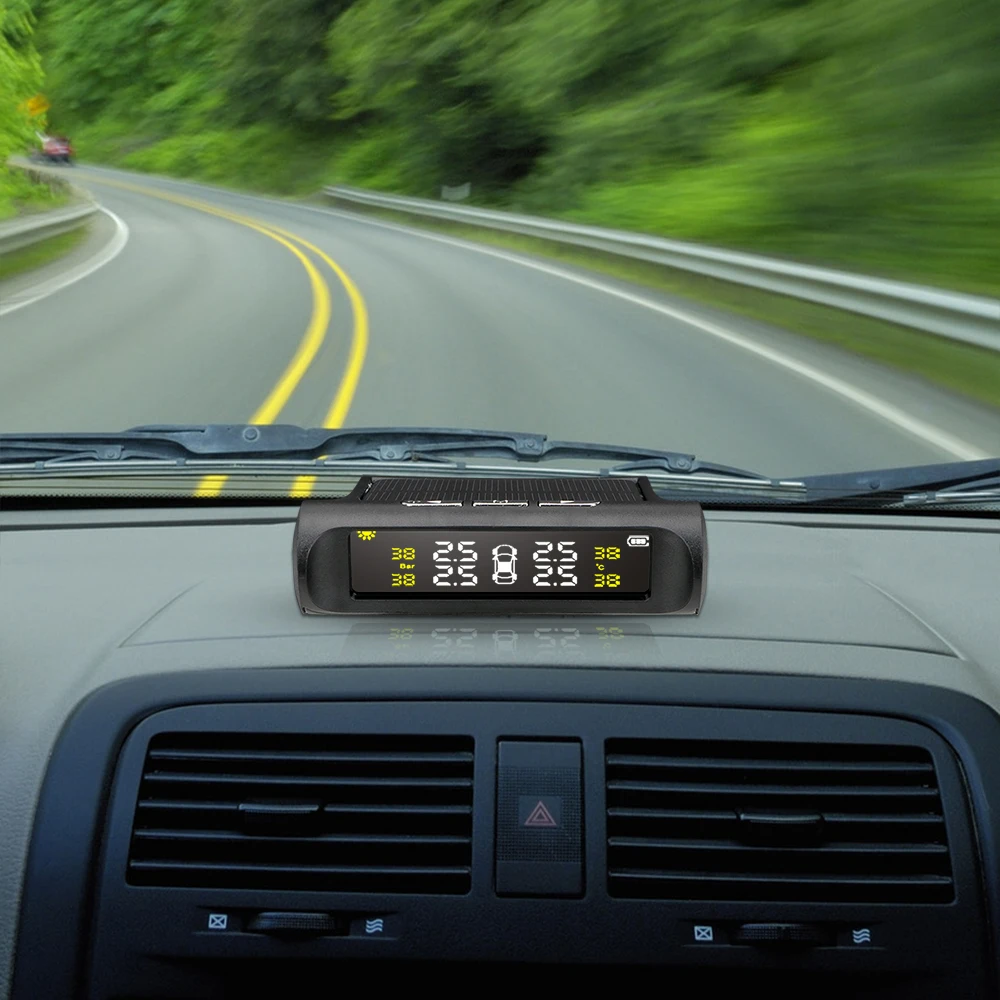 Auto Security Alarm Systems Tyre Pressure Car TPMS Tyre Pressure Monitoring System Digital LCD Display Solar Power
Auto Security Alarm Systems Tyre Pressure Car TPMS Tyre Pressure Monitoring System Digital LCD Display Solar Power