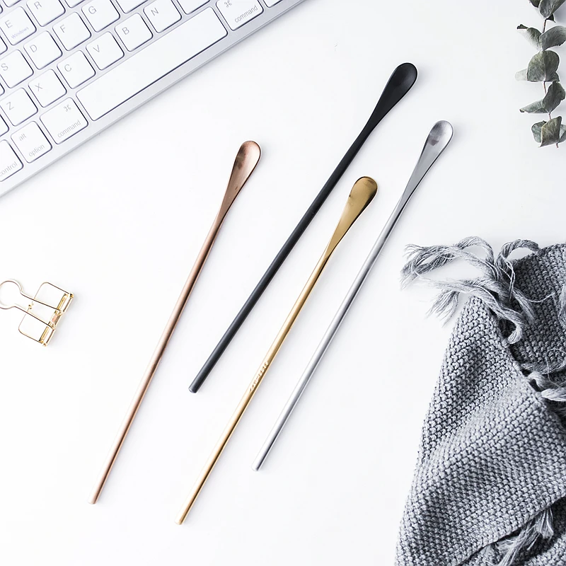 1PC Stainless Steel Coffee Spoon With Long Handle Colorful Coffee Scoops Dessert Tea Spoon Kitchen Gadget Tool Tableware
1PC Stainless Steel Coffee Spoon With Long Handle Colorful Coffee Scoops Dessert Tea Spoon Kitchen Gadget Tool Tableware