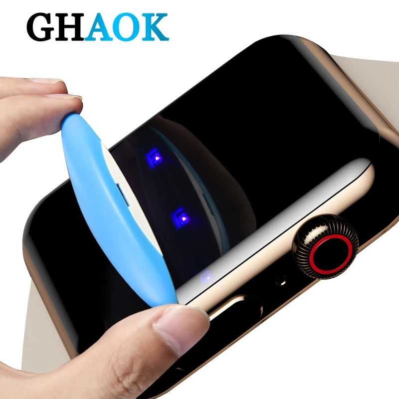 For Apple Watch 1 2 3 4 5 3D Full Coverage 0.23mm Thin Protective Glass UV Tempered Glass For iWatch 4 3 2 Screen Protector
For Apple Watch 1 2 3 4 5 3D Full Coverage 0.23mm Thin Protective Glass UV Tempered Glass For iWatch 4 3 2 Screen Protector