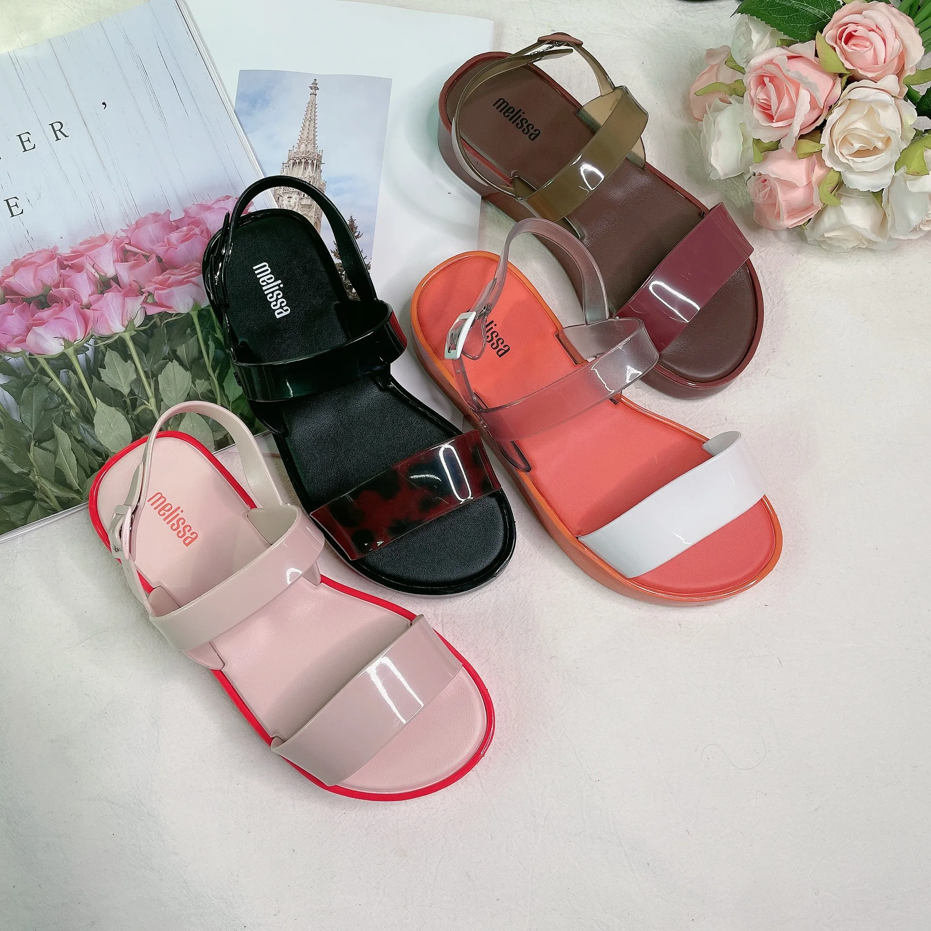 New Style Women Fashion Round Toe Melissa Summer Jelly Sandals Korea Version Thick Bottom leopard Ladies Beach Shoes SM083
New Style Women Fashion Round Toe Melissa Summer Jelly Sandals Korea Version Thick Bottom leopard Ladies Beach Shoes SM083