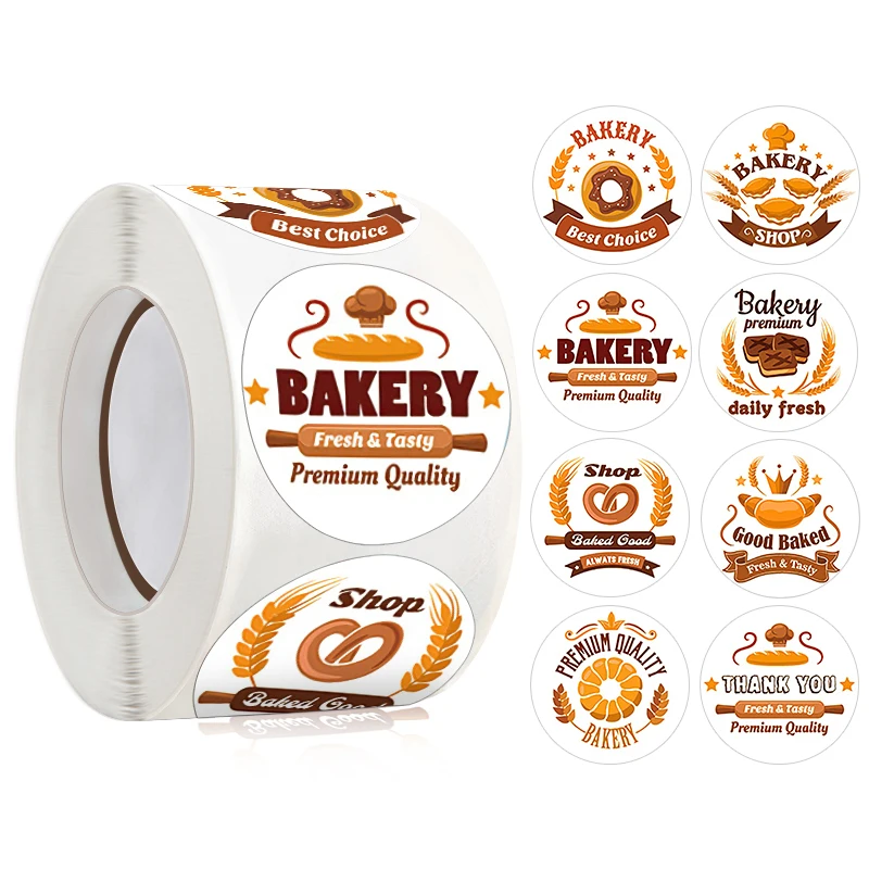 500 Pcs Baking Stickers Roll 1 Inch 8 Designs Gift Sealing Stickers Handmade Cake Package Sealing Decorative Label Stickers
500 Pcs Baking Stickers Roll 1 Inch 8 Designs Gift Sealing Stickers Handmade Cake Package Sealing Decorative Label Stickers