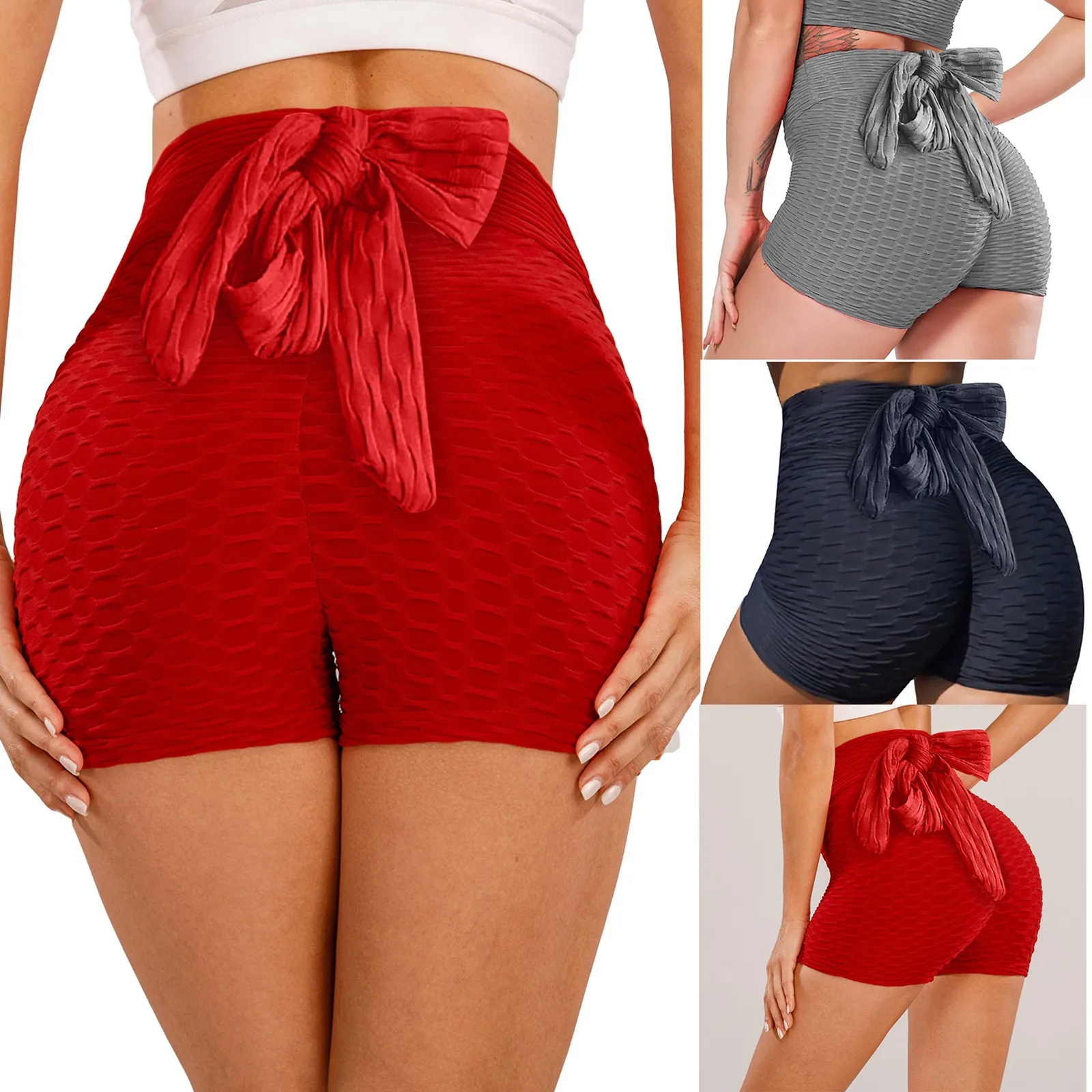 Seamless Women Yoga Shorts High Waist Stretchy Sports Leggings Hip Up Solid Color Striped Jogging Tights Shorts Sportswear#G
Seamless Women Yoga Shorts High Waist Stretchy Sports Leggings Hip Up Solid Color Striped Jogging Tights Shorts Sportswear#G