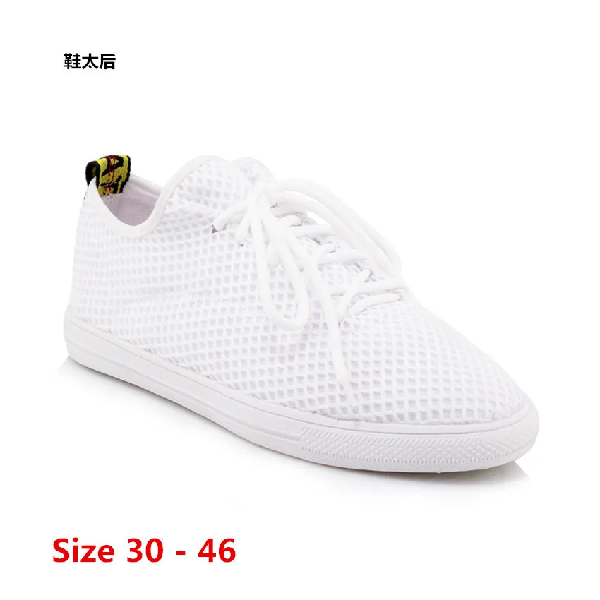 Женские туфли на плоской подошве, летние женские туфли из сетчатого материала на шнуровке, маленький размер 30 - 46 
Женские туфли на плоской подошве, летние женские туфли из сетчатого материала на шнуровке, маленький размер 30 - 46
