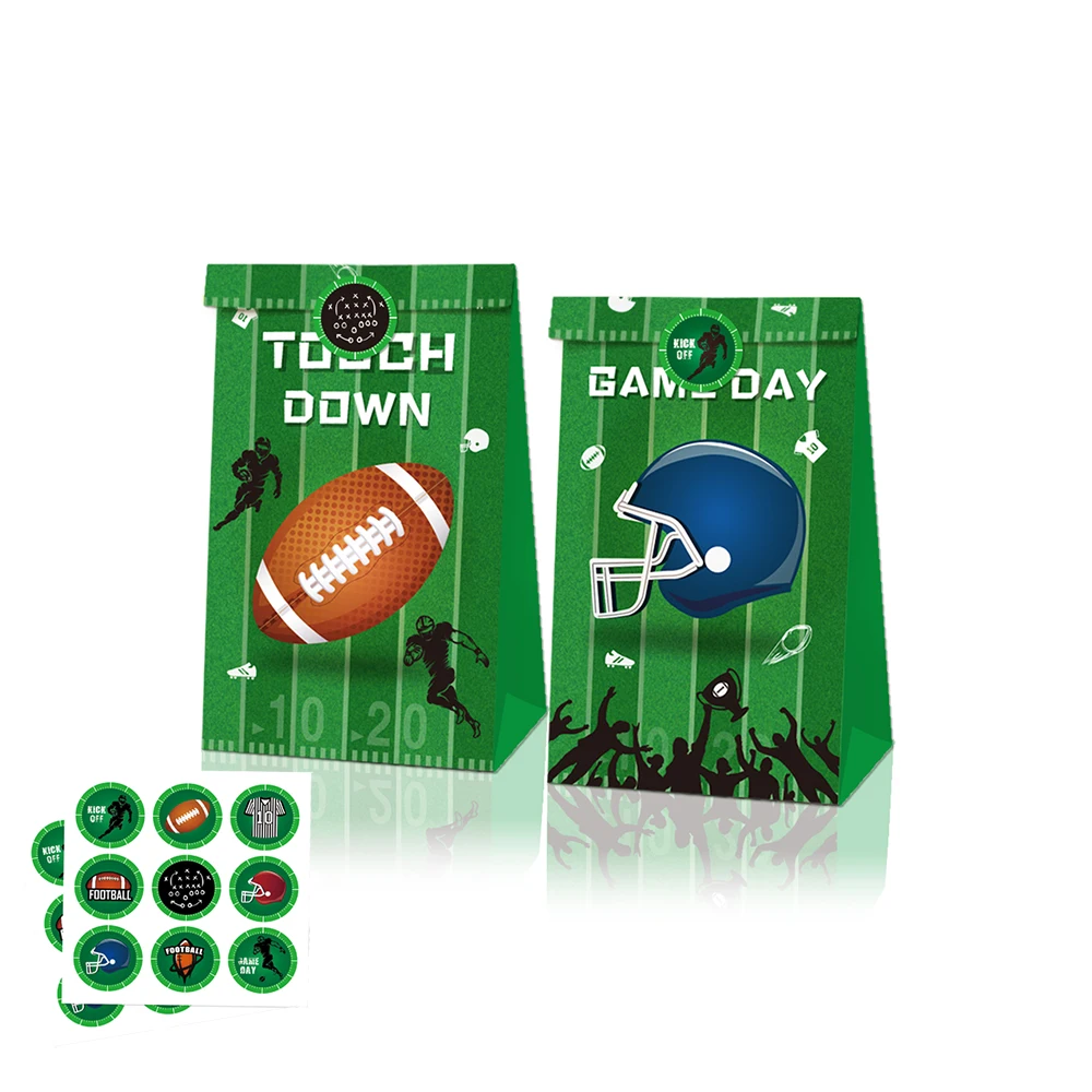 12pcs Sports World Cup Green Rugby Racing Game Theme Party Paper Bags Candy Box Gift Bags Birthday Baby Shower Party Decorations
12pcs Sports World Cup Green Rugby Racing Game Theme Party Paper Bags Candy Box Gift Bags Birthday Baby Shower Party Decorations