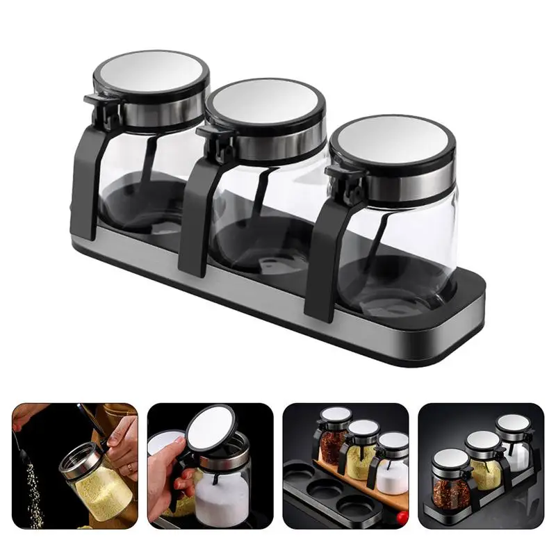 1Set Spice Pots Salt Jars Kitchen Seasoning Holder Seasoning Jar for Restaurant Home Kitchen
1Set Spice Pots Salt Jars Kitchen Seasoning Holder Seasoning Jar for Restaurant Home Kitchen